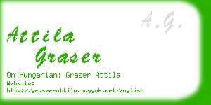 attila graser business card
